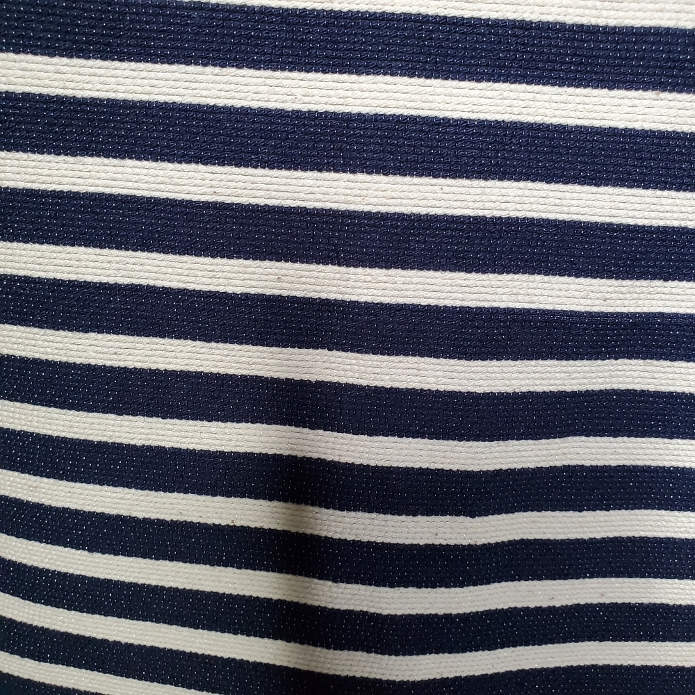 J.Crew Navy Blue & Off White Stripe Nautical Dress Size 0 - Picture 3 of 8